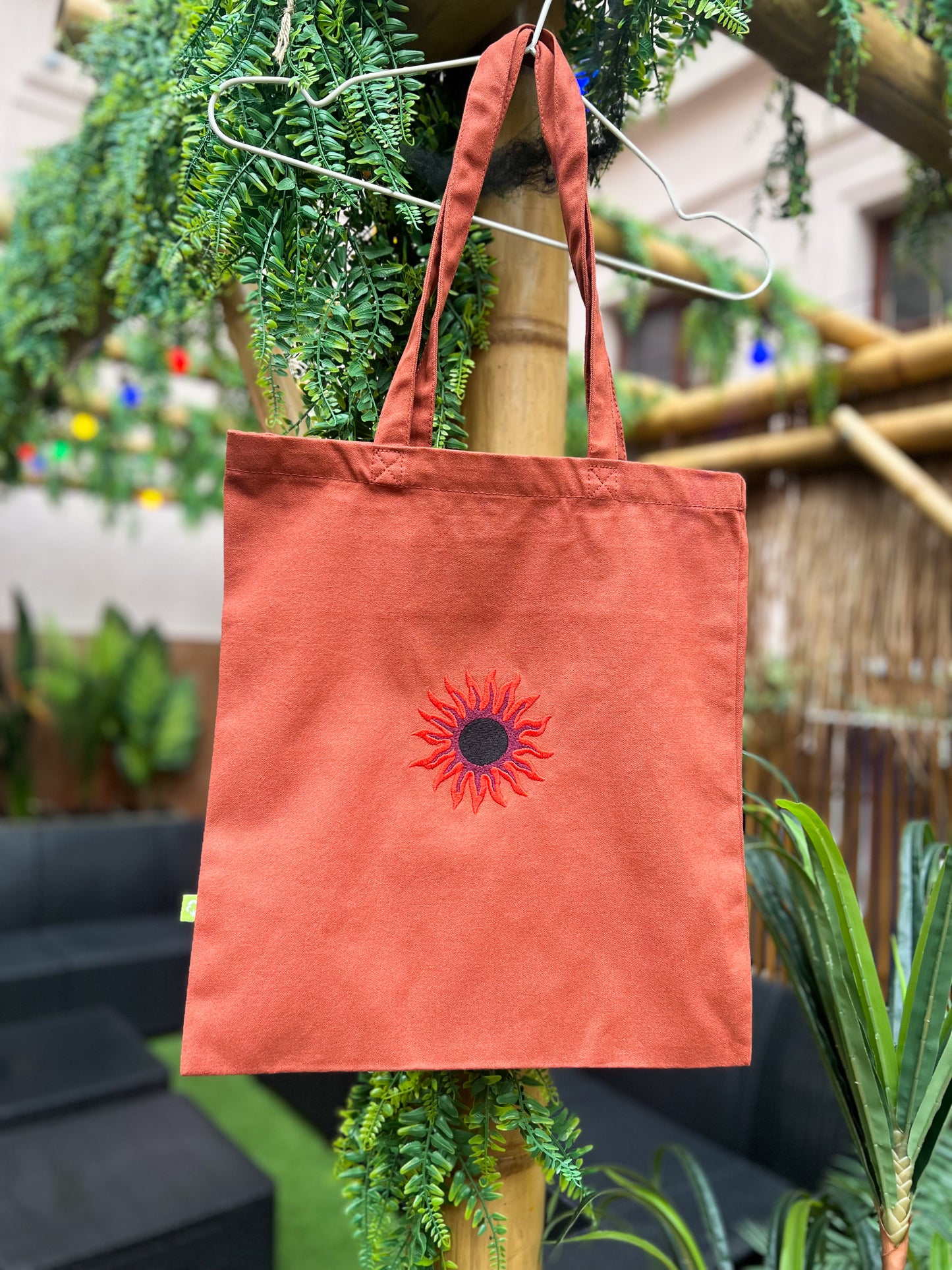 deep SUN tote /terra cotta/