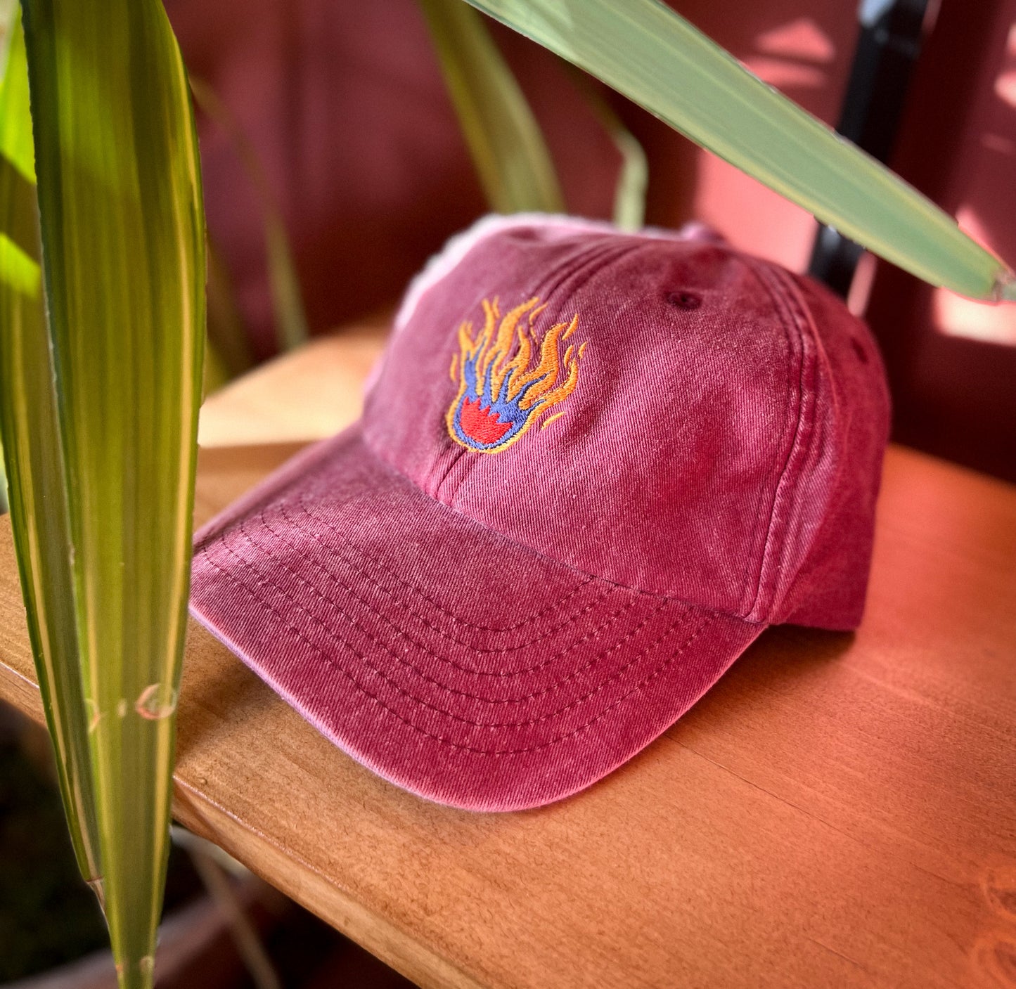 FLAME bluncap /dusty red/