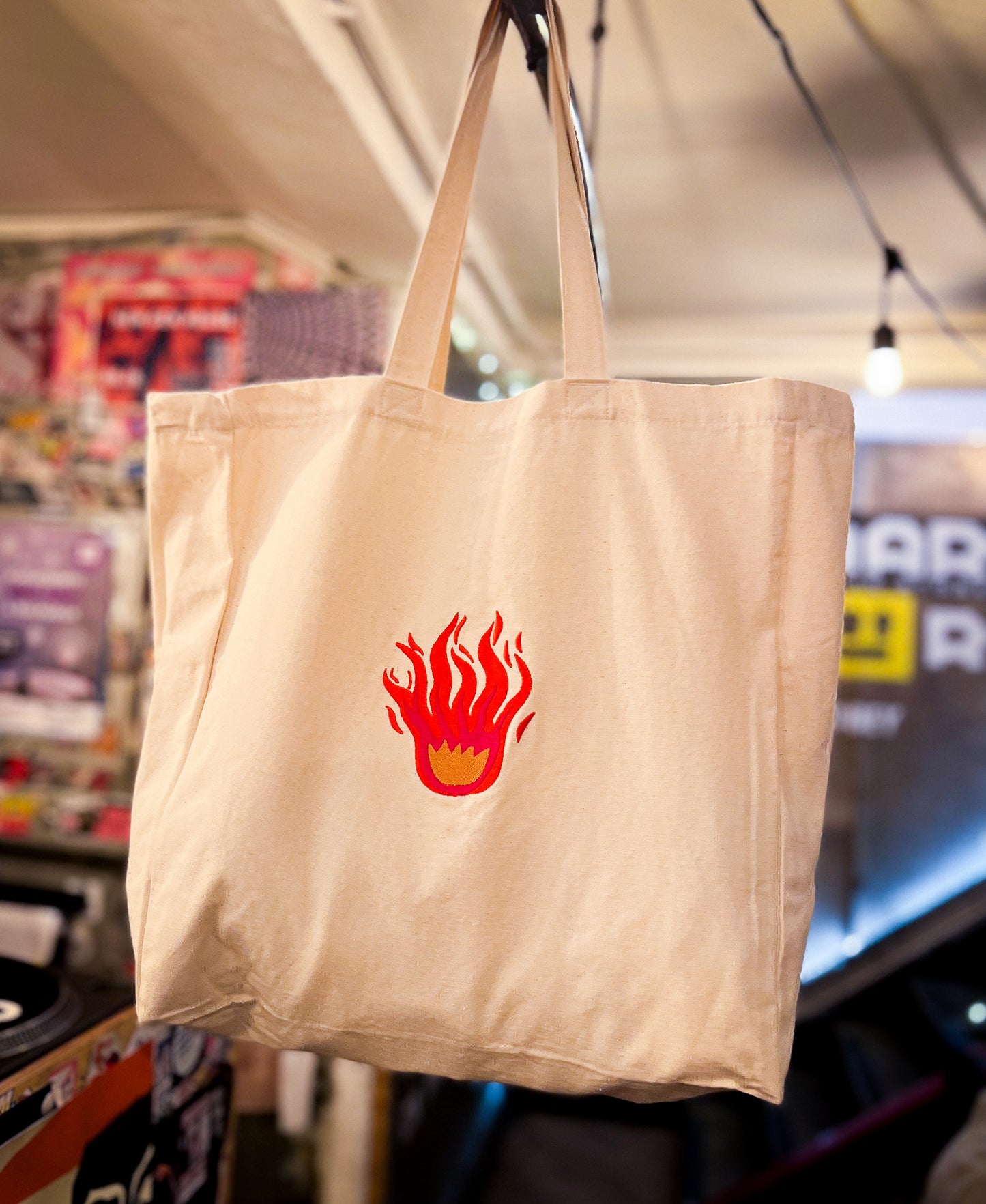 FLAME maxi tote /natural/