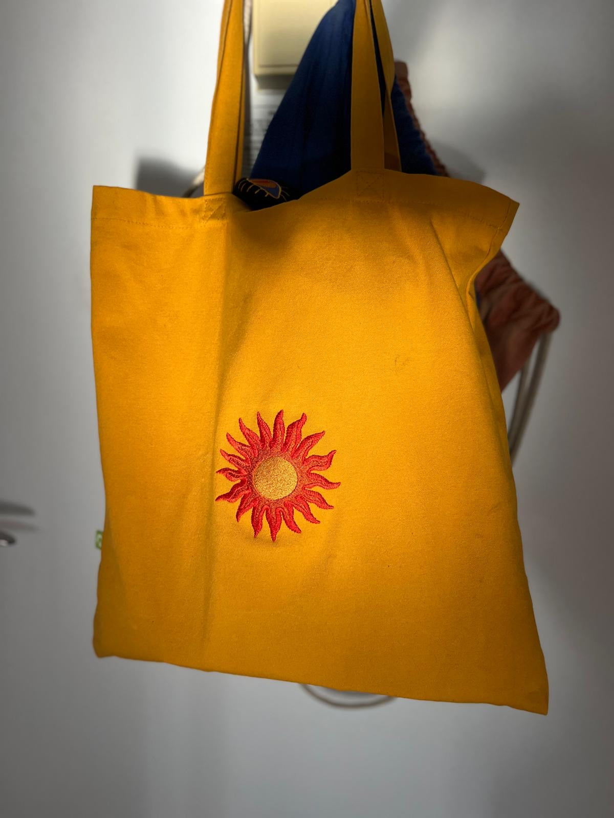 SUN tote /mustard/
