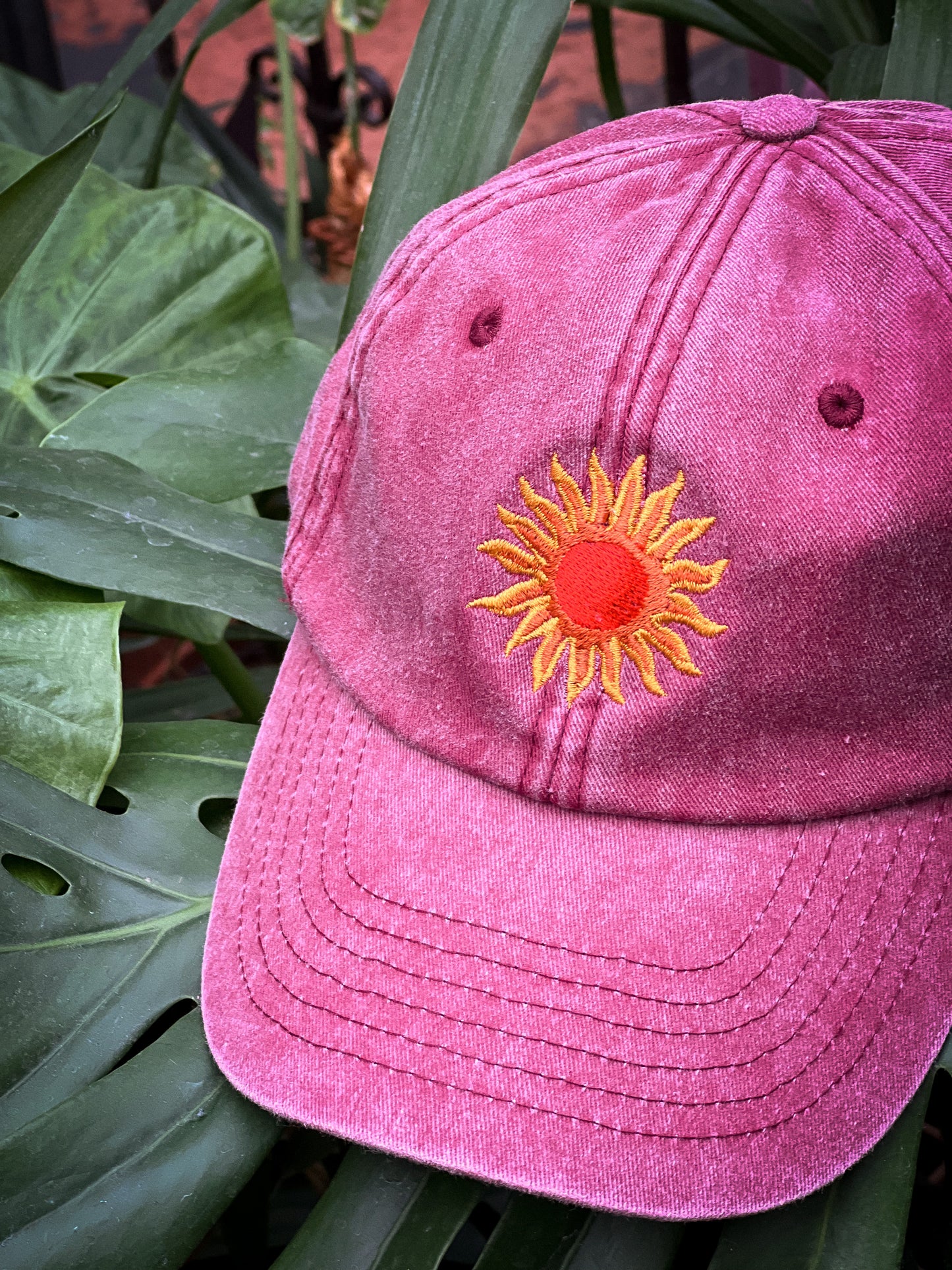 SUN bluncap /dusty red/