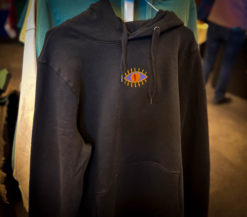 CHILI EYE unisex hoodie /black/