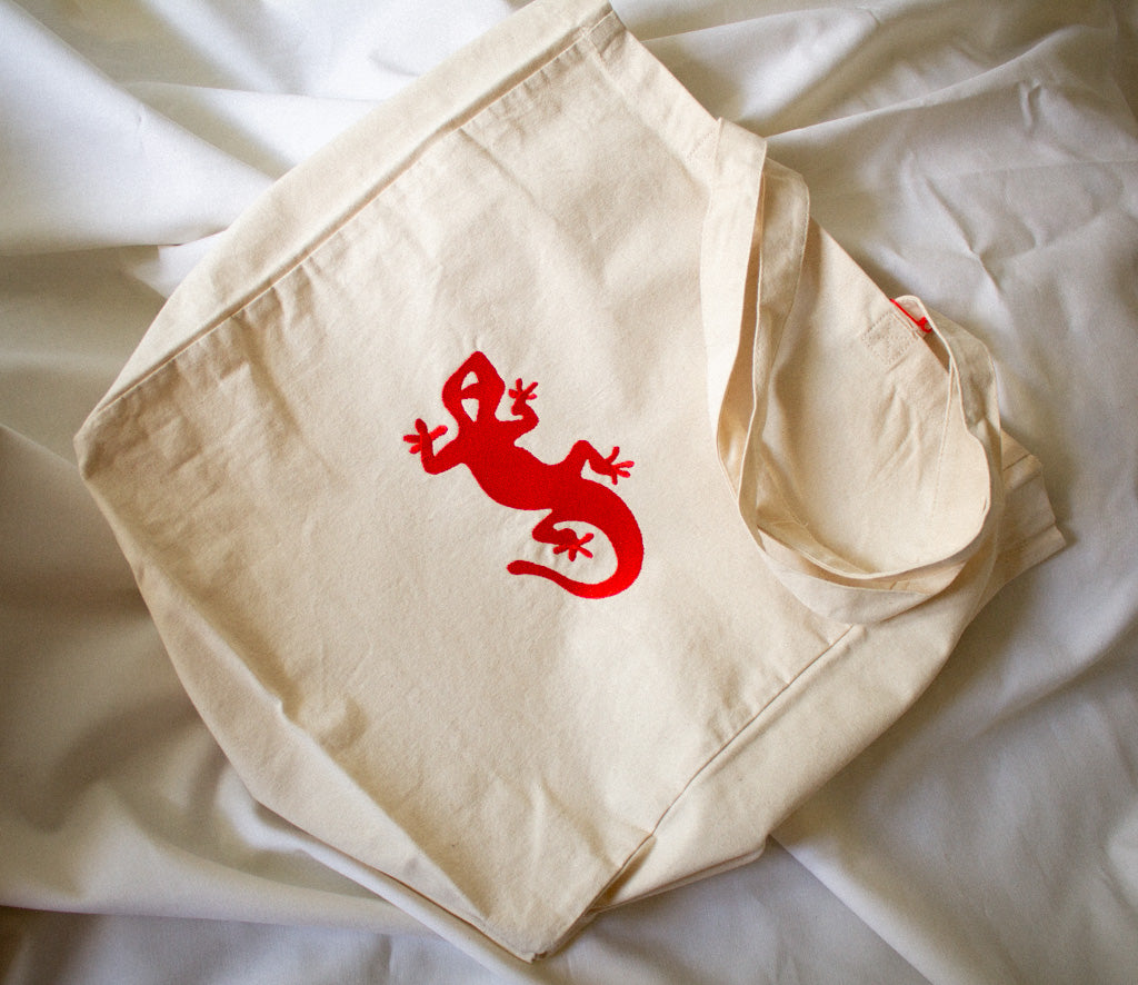 GECKO maxi tote /natural/