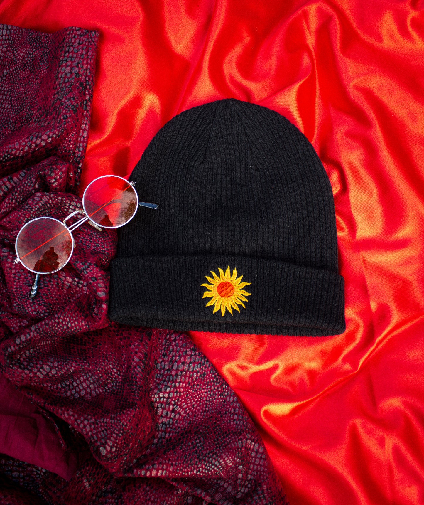 SUN beanie /black/