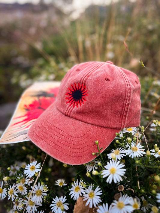 deep SUN bluncap /dusty terra cotta/