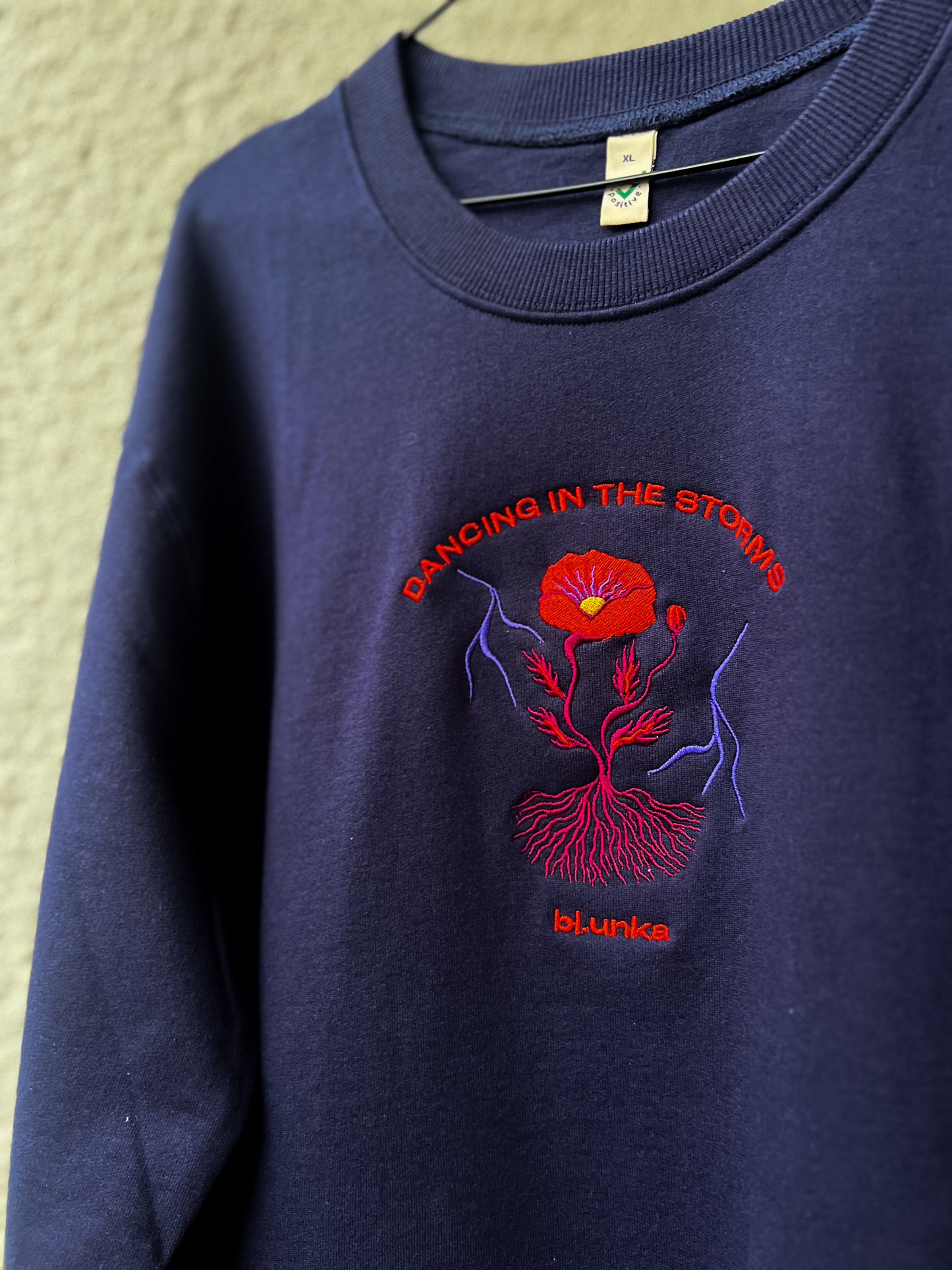 POPPY POWER unisex sweat /navy/