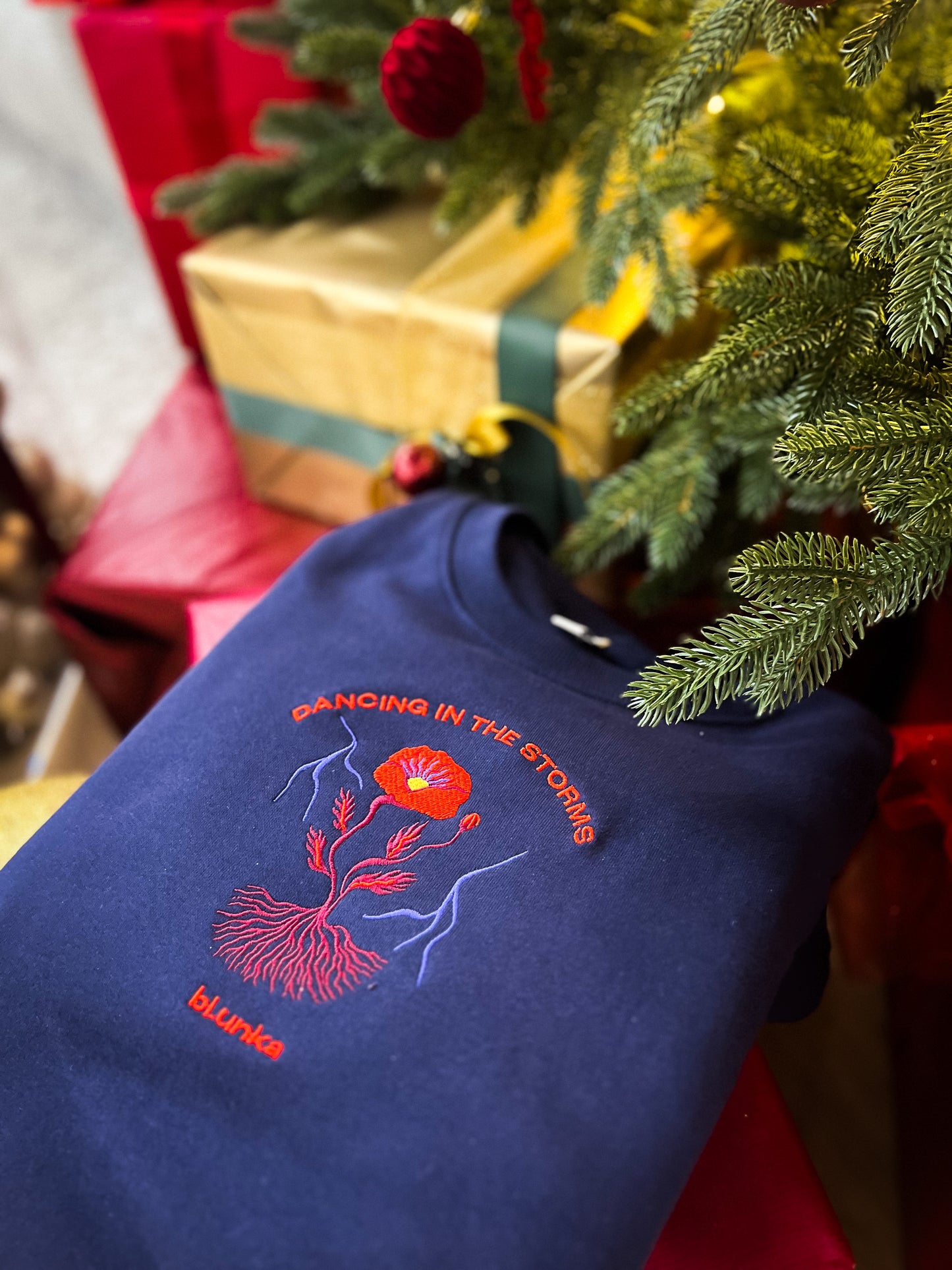 POPPY POWER unisex sweat /navy/