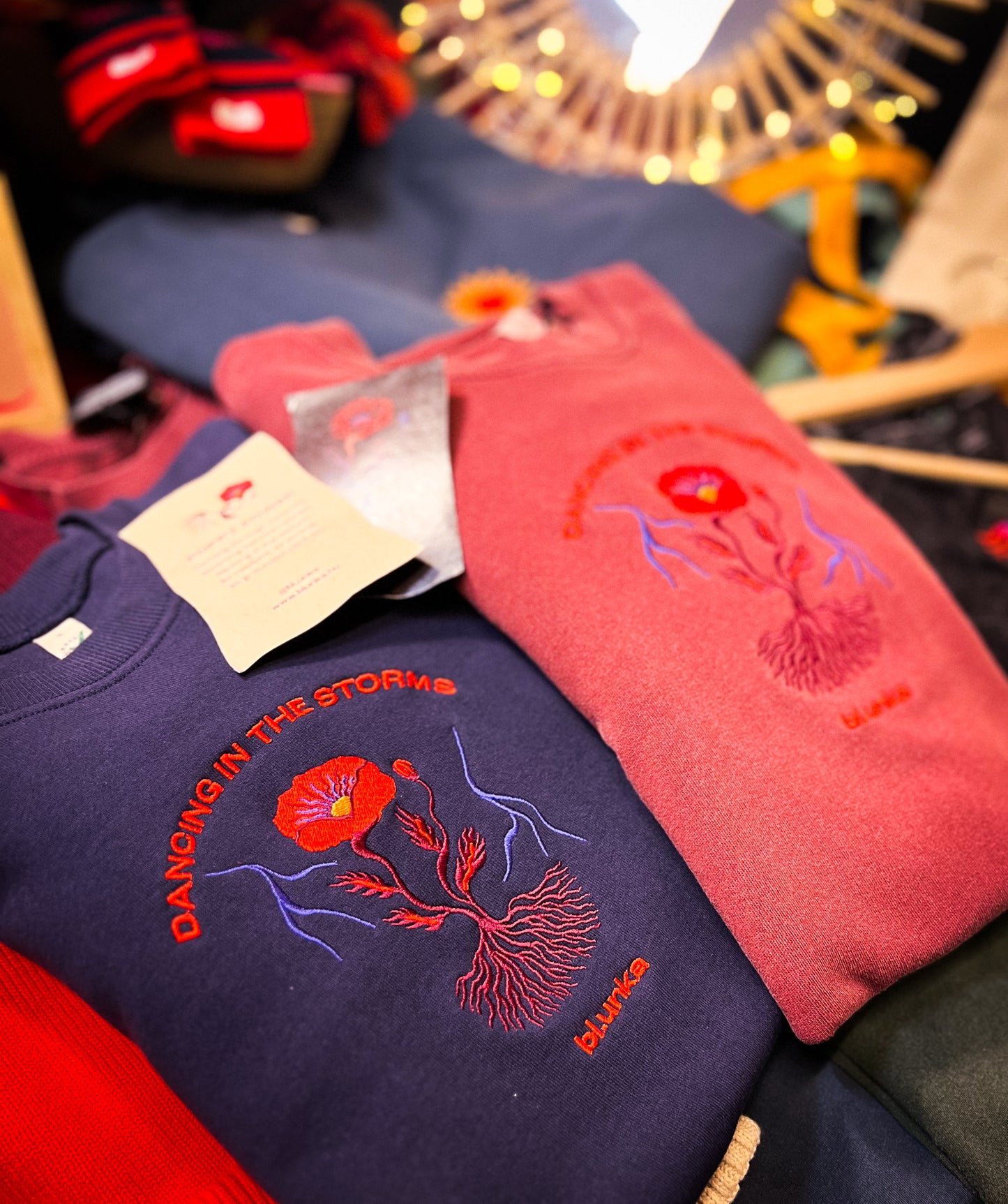 POPPY POWER unisex sweat /navy/