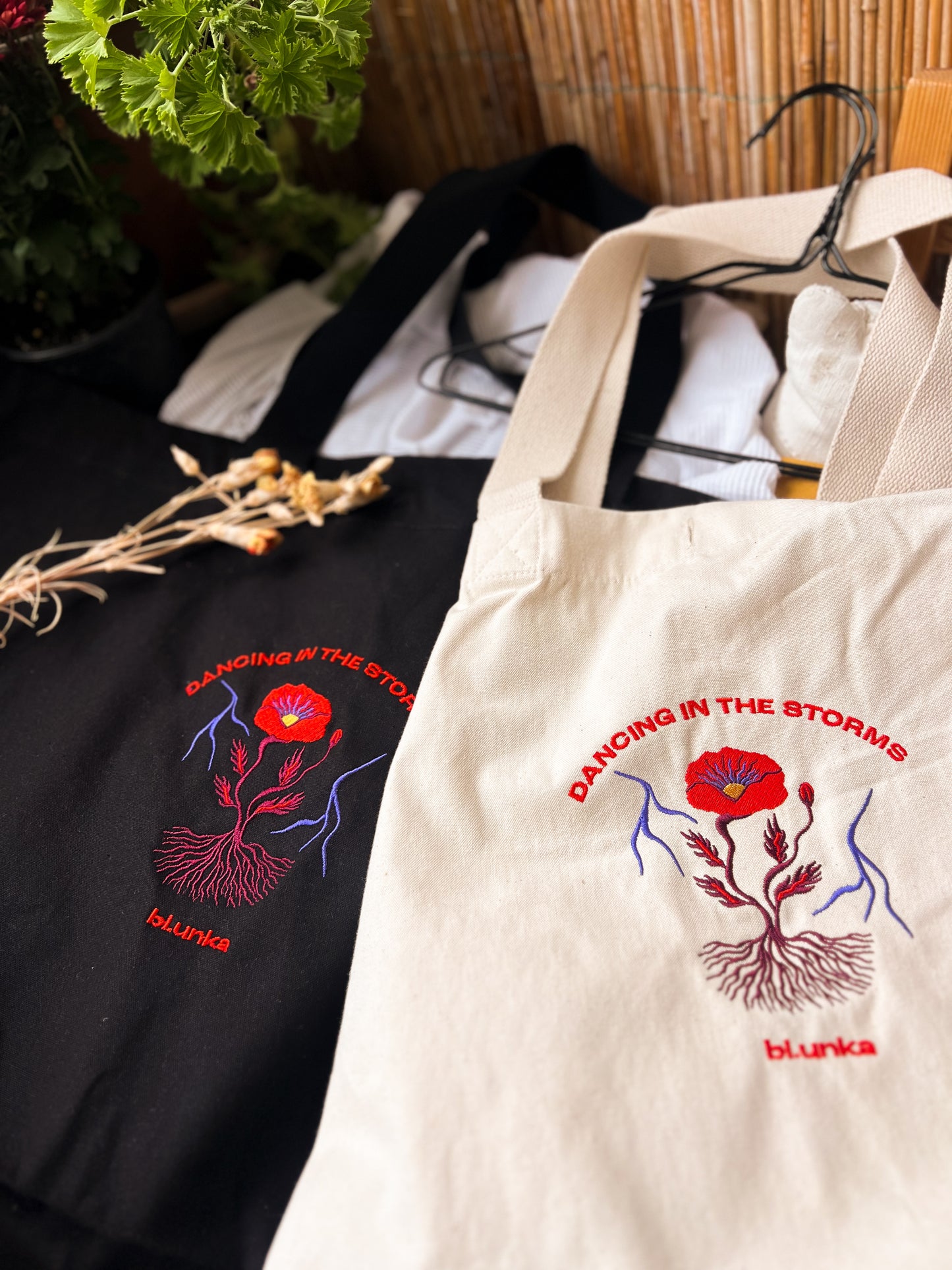 POPPY POWER giga tote /natural/