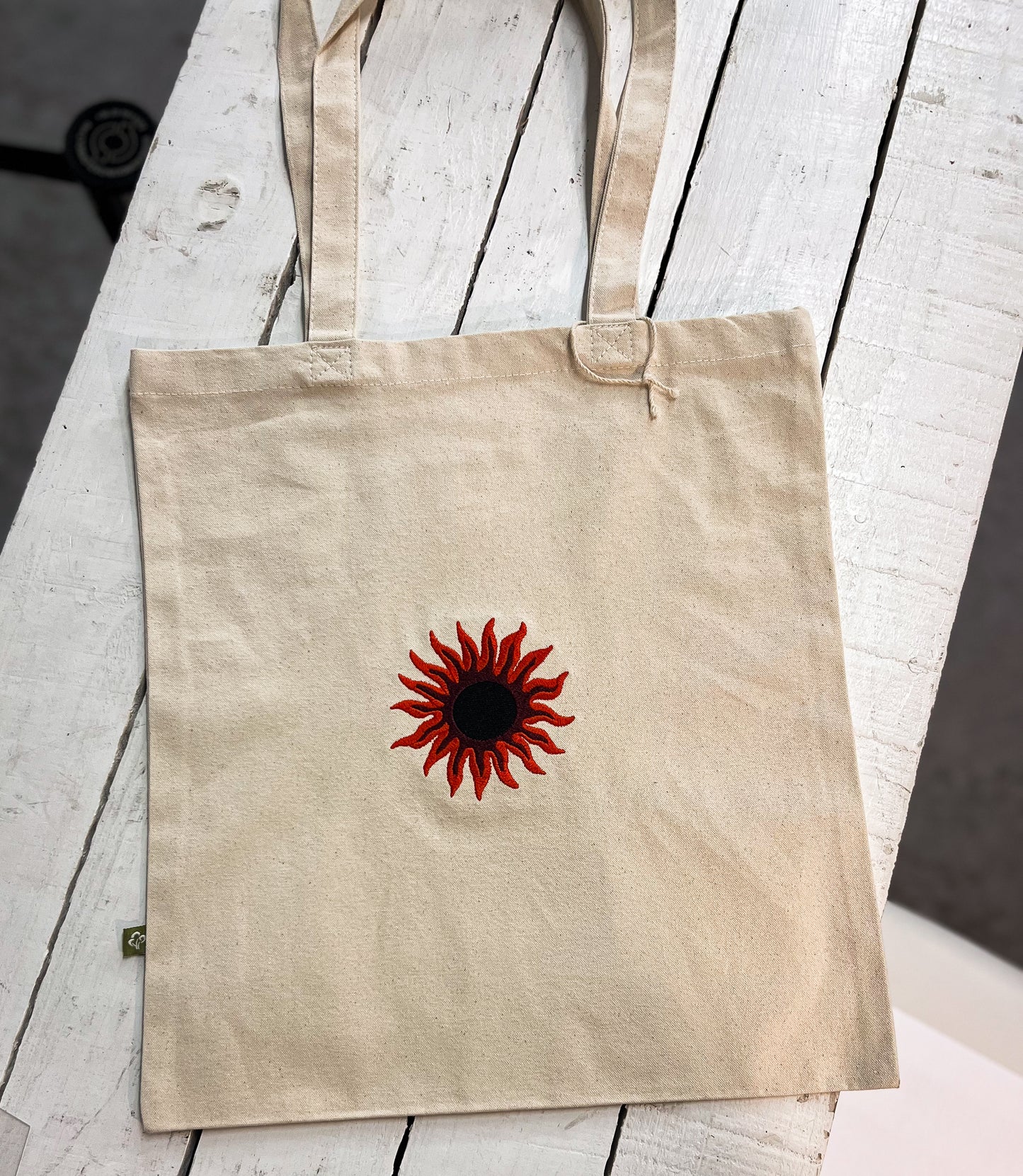 deep SUN tote /natural/