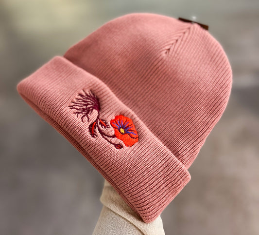 POPPY POWER beanie /beige pink/