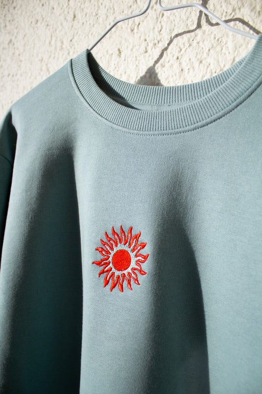 SUN unisex sweat /pastel blue/