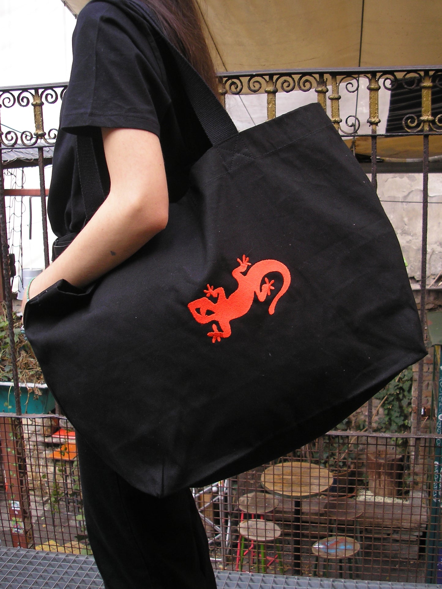 GECKO giga tote /black/